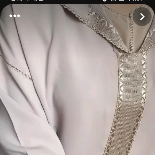 قفطان مغربي بالعقيق طريز رباطي باليد رنداة · 6