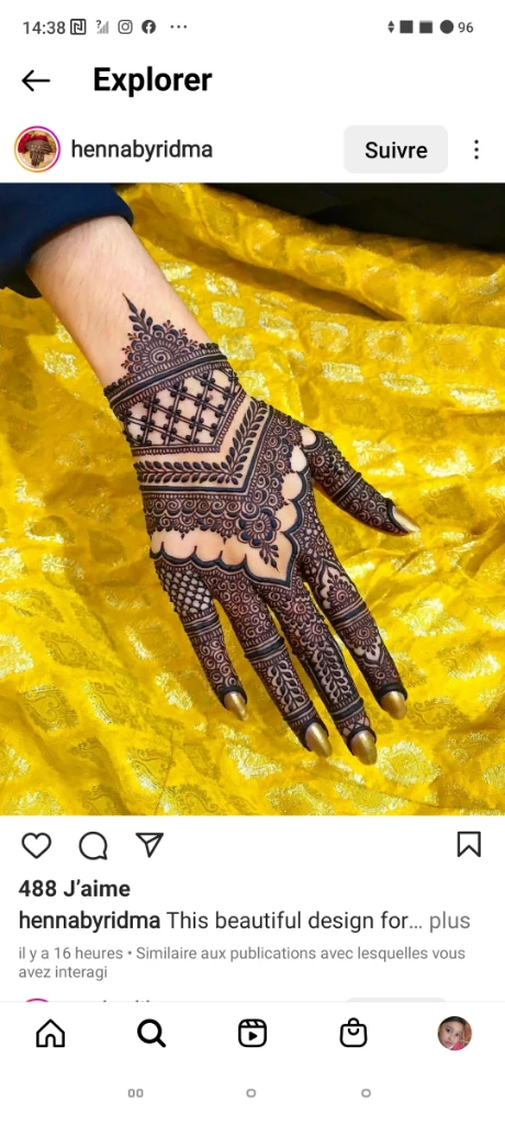 Additional image 3 of حناية_زهرةف…