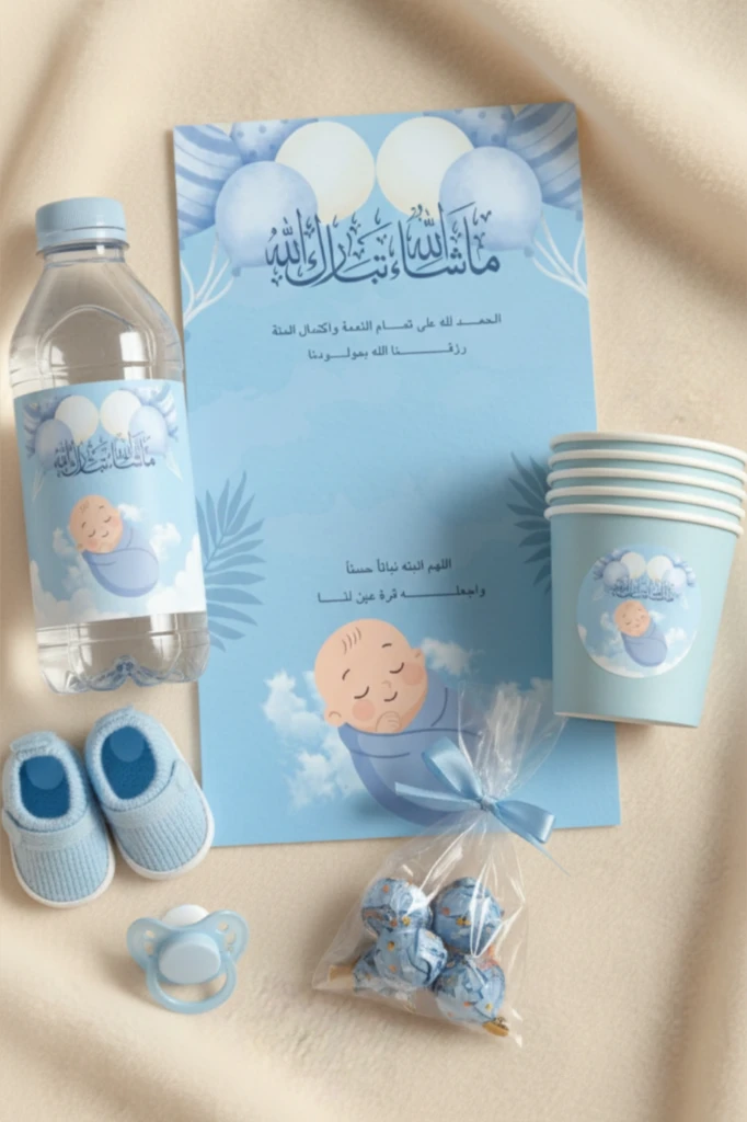 صورة لـ  بطاقات توزيعات و مرفقات للمولود الجديد