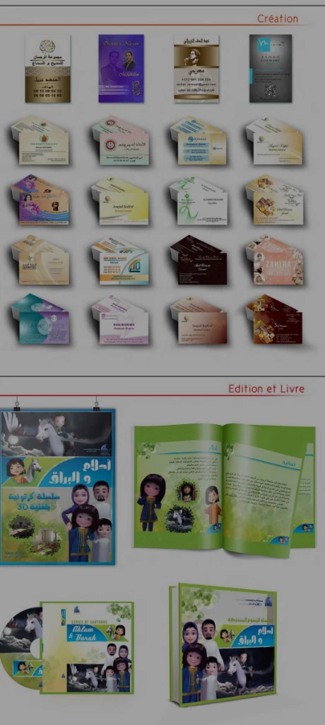 صورة لـ  Impression :Carte Visite