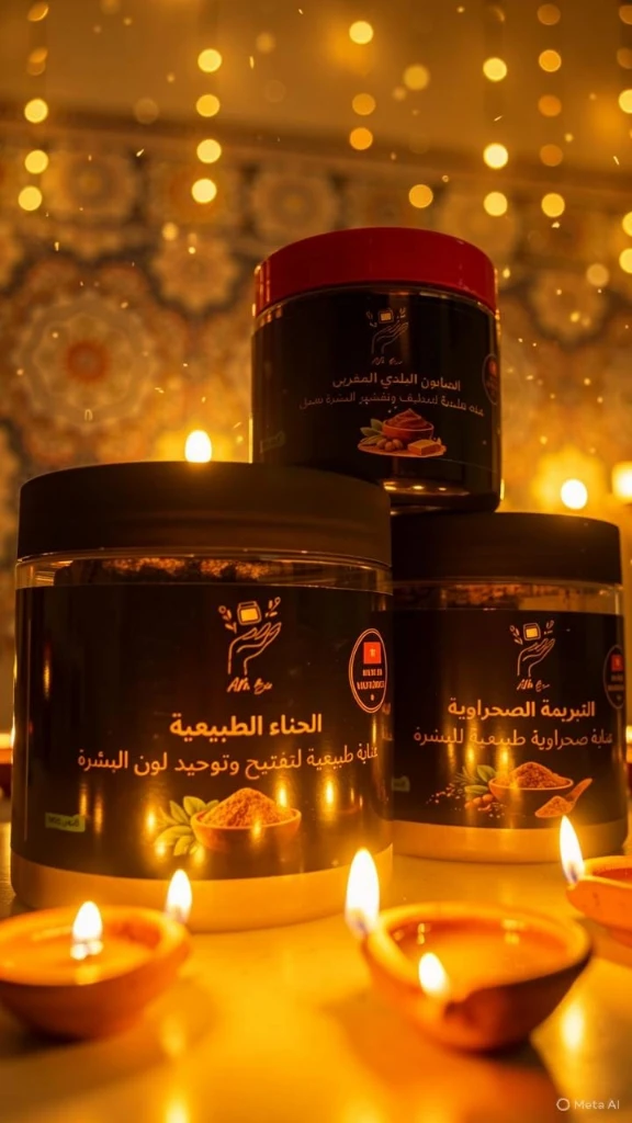 photo of التبريمة الصحراوية والحناء الطبيعية والصابون البلدي