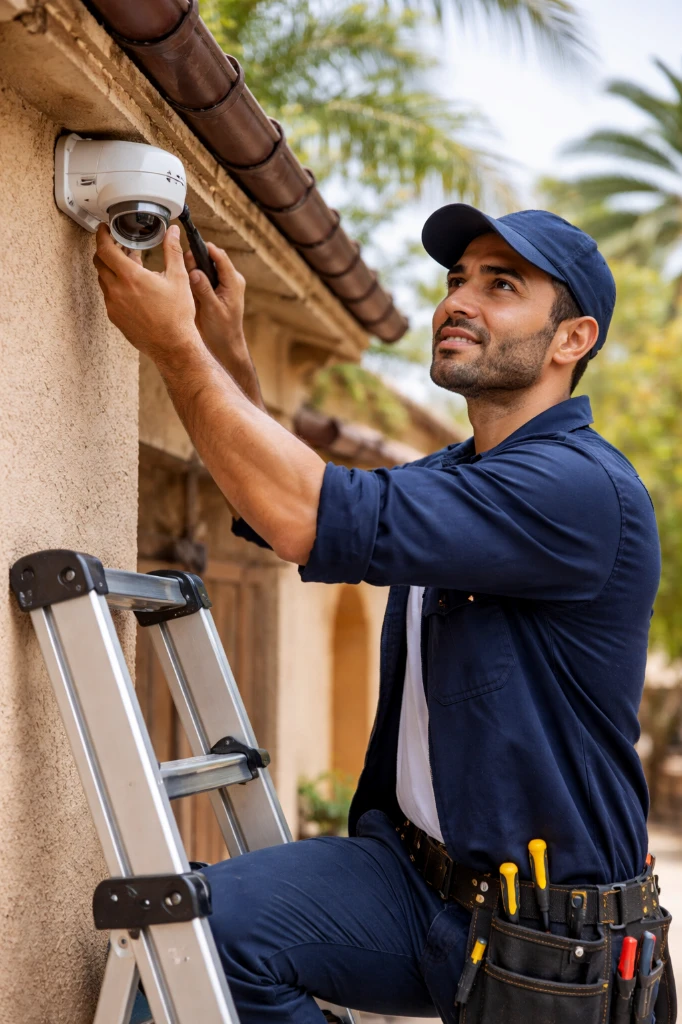 photo of تركيب كامير…