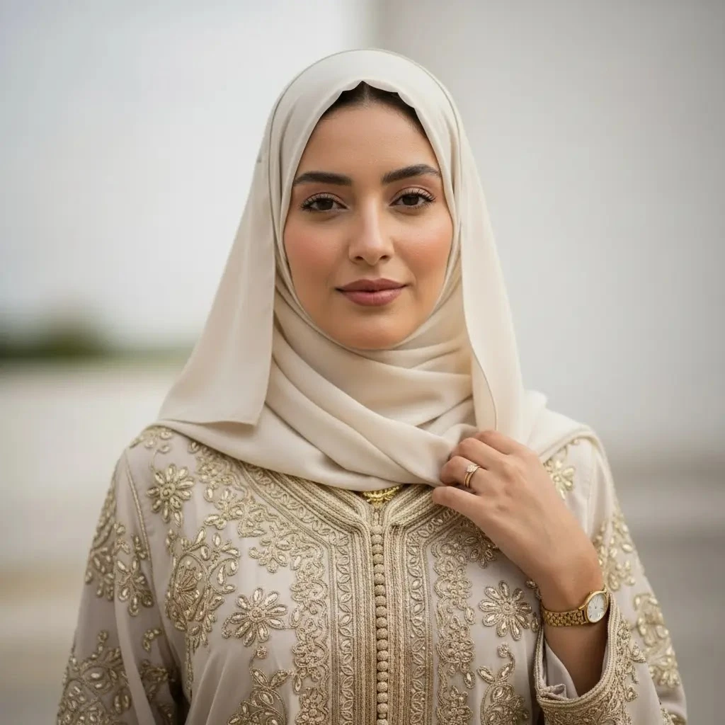 خياطة ومصممة عبايات وتطريز